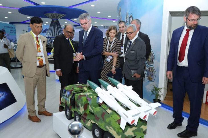 Czech Defence Minister at BEML Stall