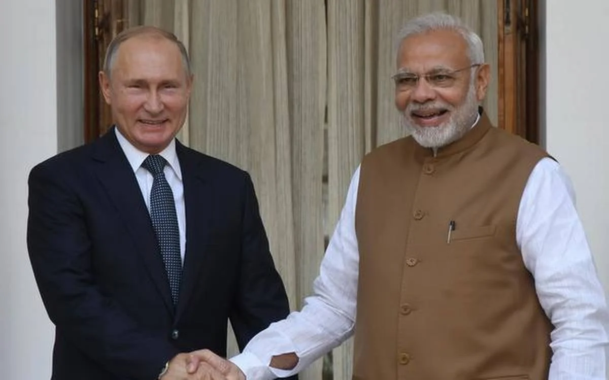 Putin Ind Putin Lauds India's Growth, 'Make in India'