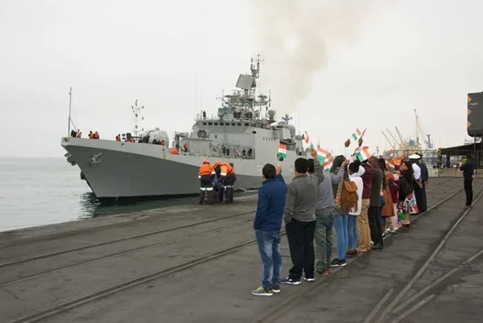 Indian-Navy-ship-in-Walvis-Bay-Namibia