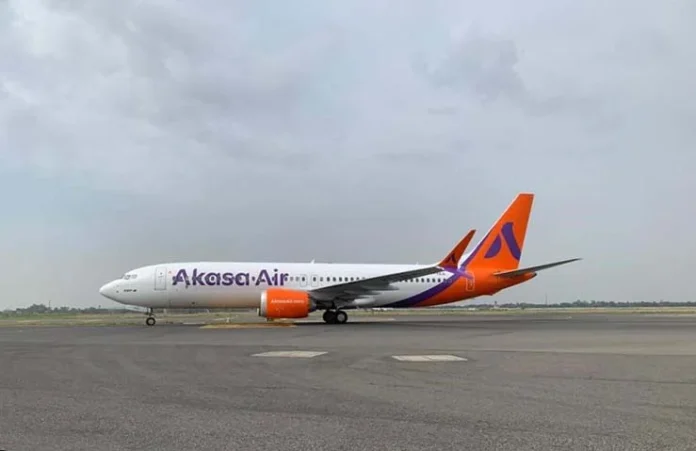 AKASA-AIRS-FIRST-AIRCRAFT-ARRIVES-IN-INDIA