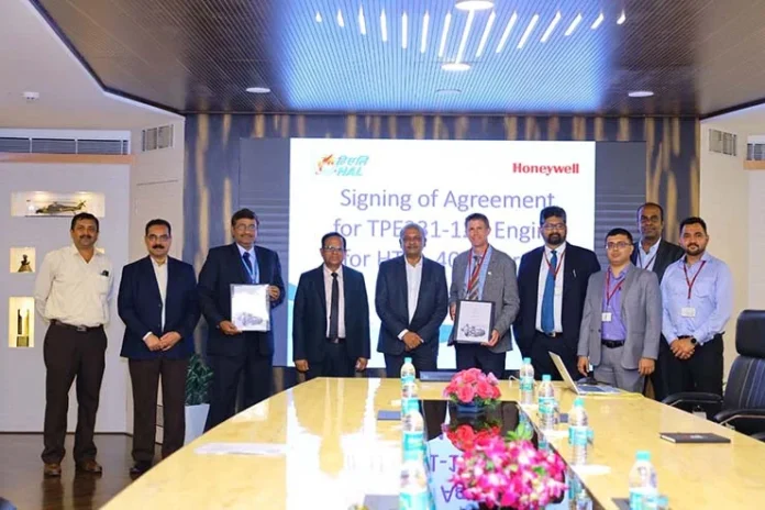 Honeywell-Engines-to-Power-HTT-40-Trainers-HAL-Signs-100-Million-Contract