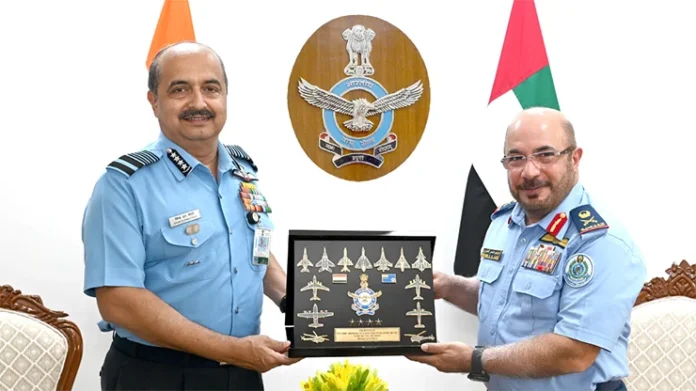 UAE-Air-Force-Commander-Meets-IAF-Chief