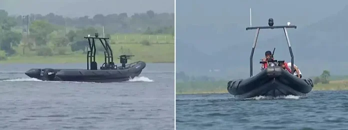 DRDO-Tests-3-Unmanned-Remote-Controlled-Weaponised-Boats