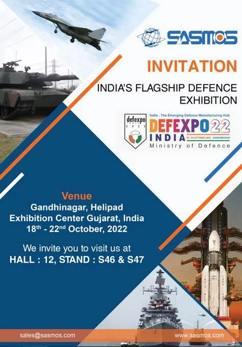 DefExpo-2022-SASMOS-to-Showcase-Futuristic-Solutions