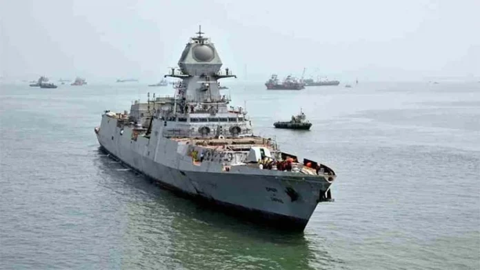 Imphal-Indian-Navys-Third-Ship-of-Project-15B-Sails-for-Maiden-Sea-Trials