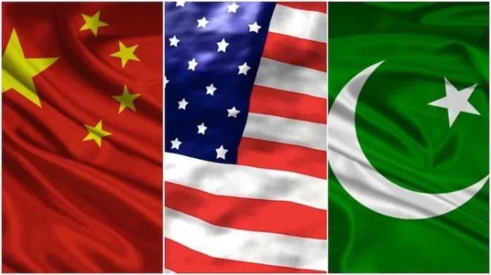 Pak-China-US-flag