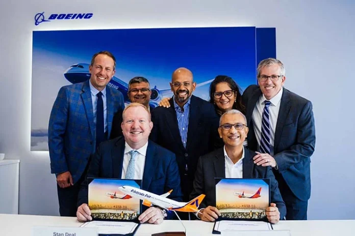 Akasa-Air-signing-at-Paris-Air-Show-2023-for-four-737-8s