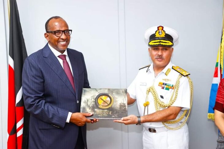 Deputy Chief of Naval Staff  Vice Adm Sanjay Mahindru on Kenya Visit to Consolidate Bilateral Defence Cooperation