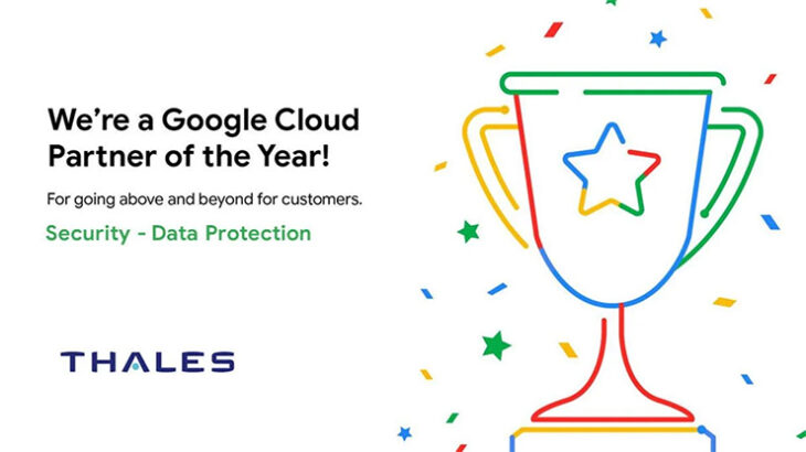 Thales Wins Google Cloud Technology Partner of the Year Security