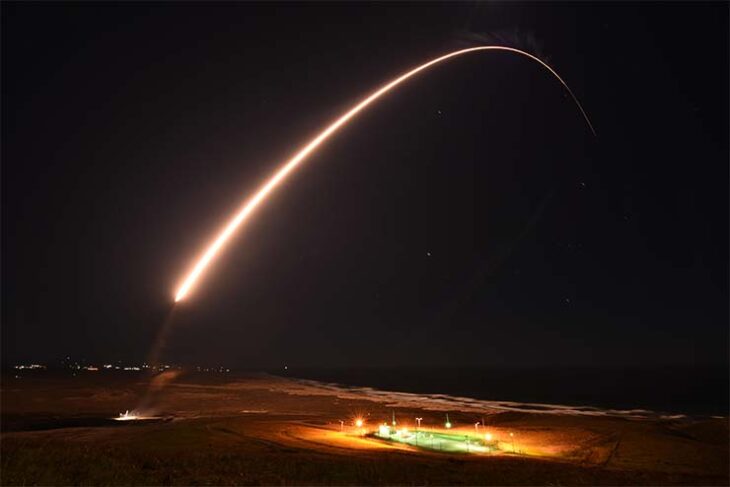 US Air Force Test-Launches Unarmed Minuteman III ICBM