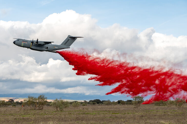 Airbus upgrades A400M firefighter prototype