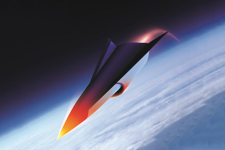 Hypersonic vehicle artist interpretation