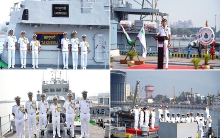 INS Tarmugli Commissioned into the Indian Navy