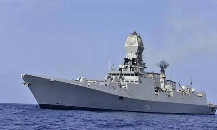 Indian Navy Deploys Guided Missile Destroyers in the Arabian Sea