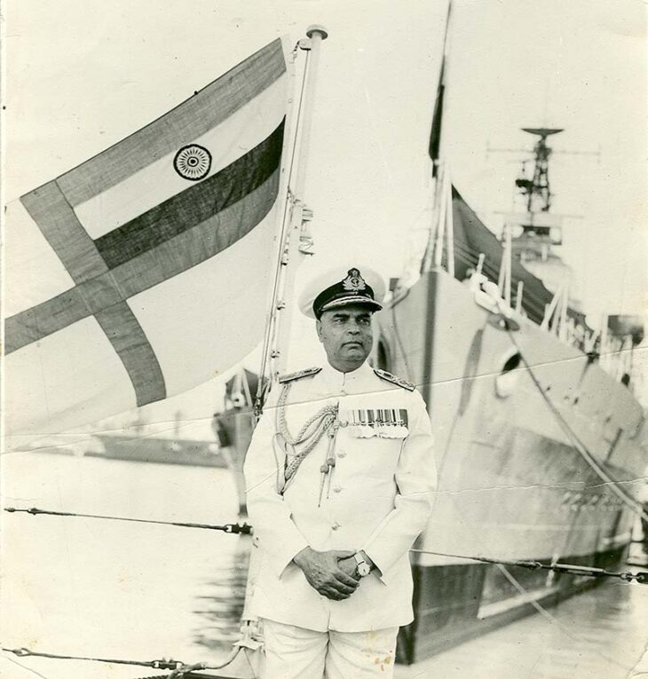 Pic Admiral SM Nanda - The Man who steered Indian Navy to a resounding victory during