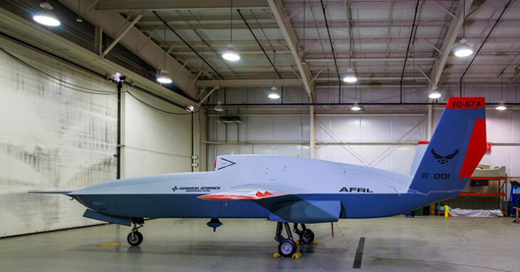 General Atomics Unveils Sensing Drone XQ-67A for AFRL’s OBSS Program