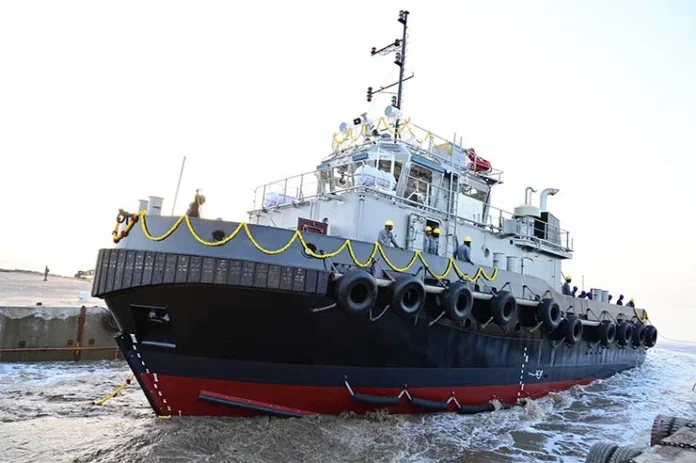 Third-25T-Bollard-Pull-Tug-Bajrang-Launched1