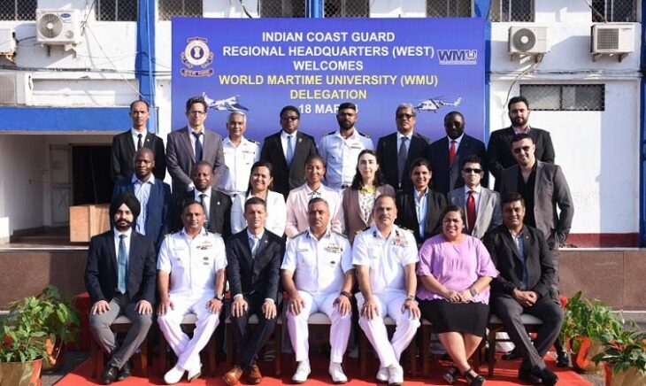 World Maritime University Delegates Visit Indian Coast Guard