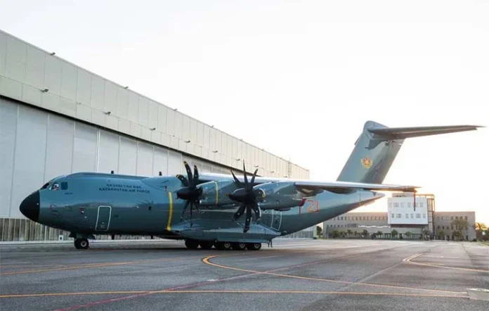 First-A400M-Destined-for-Kazakhstan-Rolled-Out-by-Airbus