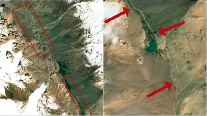 Satellite-Images-Show-China-Building-New-Road-in-Occupied-Kashmir-Near-Siachen