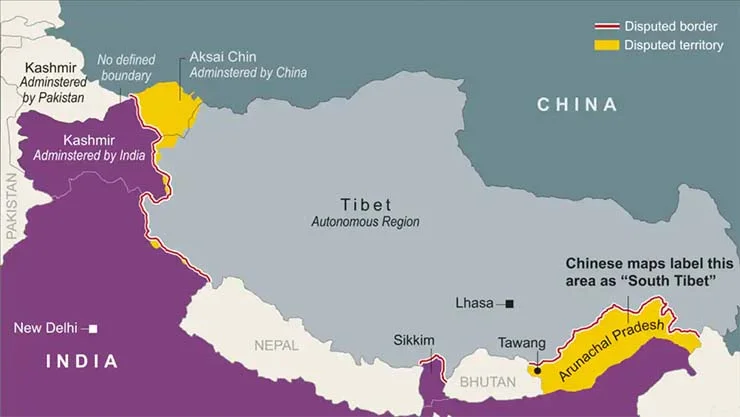 Tibet-China-border