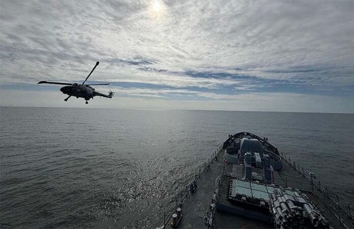 Indian Naval Ship Tabar Conducts