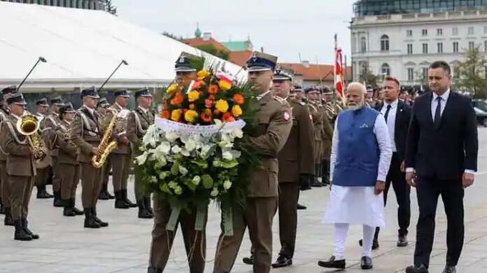 Modi visit Poland