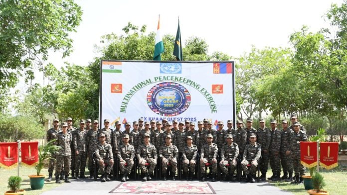 Indian Armed Forces Participate in Multinational Exercise 'Khaan Quest 2025'