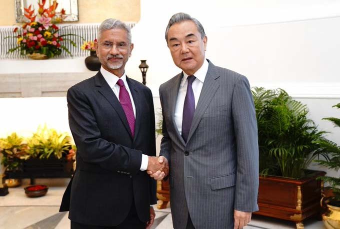 Yang Yi with Jaishankar