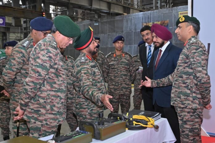 Army Officials with Mr. Sanjeev Babbar, Director, JCBL Group, and Col. Rajwinder Singh (Retd), COO, JCBL Group (ADSL).