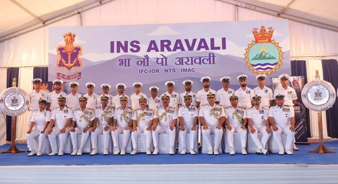 Indian Navy Commissions INS Aravali at Gurugram Indian Navy Commissions INS Aravali at Gurugram