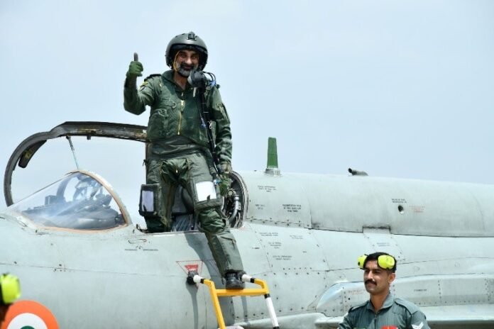 MiG 21s with air force chief