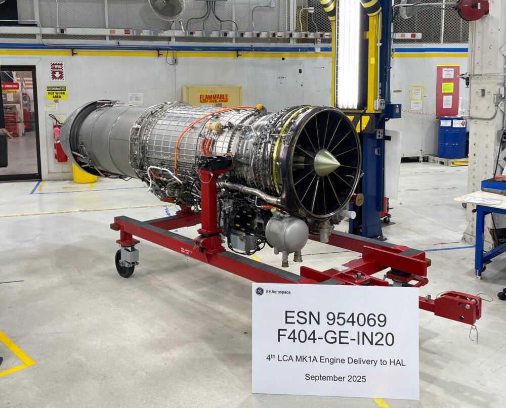 HAL gets 4th F404-IN20 engine from GE