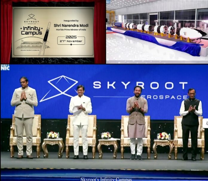 Skyroot's Facility in Hyderabad Virtually Inaugurated by Prime Minister Modi