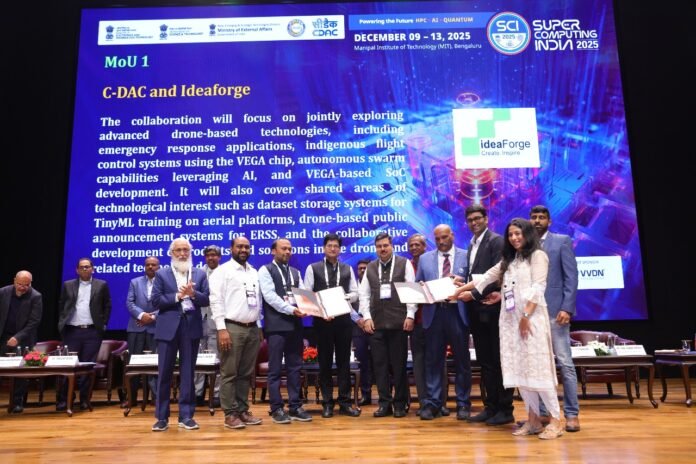 ideaForge and C-DAC Sign