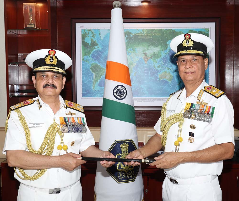 Vice Admiral Ajay Kochhar Assumes Charge as the 48th Vice Chief of the ...